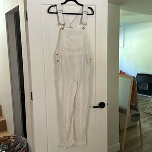 We wore what linen overalls